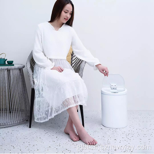 NINESTARS Waste Bin for Bathroom NINESTARS Smart Sensor Trash Can Waste Bin Silent Factory